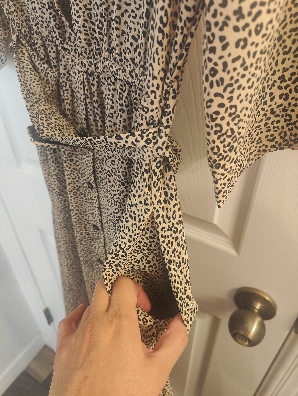 Melloday Animal Print Long Dress, Size Large - Picture 7 of 8